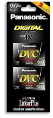 PANASONIC Digital Mini DV 60 Minute ~ 2 PACK ~ Professional Quality
