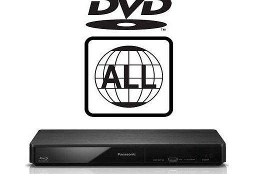 Panasonic DMP-BDT160EB Smart 3D Blu-ray Player MULTIREGION for DVD