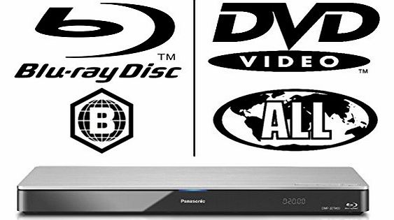 Panasonic DMPBDT460 3D 4K Upscaling Bluray Player MULTIREGION for DVD Only with FREE HDMI Cable