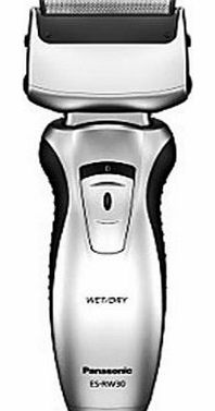 Panasonic ES-RW30 Wet and Dry Twin Blade Rechargeable Shaver with Pivoting Head
