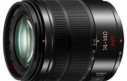 Panasonic H-FS14140E-K 14-140mm F3.5-5.6 ASPH Compact and Stylish High Zoom Digital Interchangeable Lens