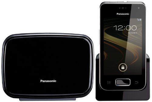 Panasonic KX-PRX120 Cordless Phone with Answering Machine ( DECT,Bluetooth,Hands Free Functionality, Low Radiation, Built-in Camera )