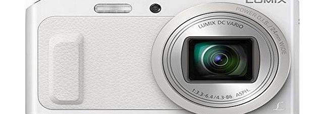 Lumix DMC-TZ57EB-W Compact Digital Camera - White (16 MP, 20x Optical Zoom)