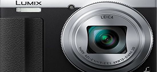 Panasonic Lumix DMC-TZ70EB-S Compact Digital Camera with LEICA DC Vario Lens - Silver (12 MP, 30x Optical Zoom, Control Ring, 1.2.EVF, Wi-Fi with NFC) 3-Inch LCD
