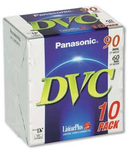 PANASONIC Mini DV Tape - Pack of 10
