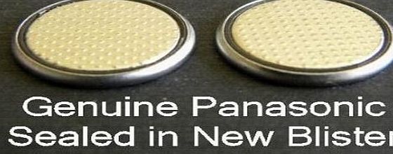 Panasonic One (1) Twin Pack (2 Batteries) Panasonic CR2016 Lithium Coin Cell Battery 3v Blister Packed