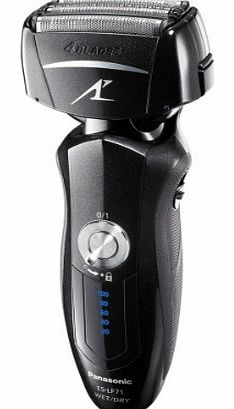 Panasonic Premium 4-Blade ES-LF71 Wet/Dry Electric Shaver with Auto-Clean and Charge Stand