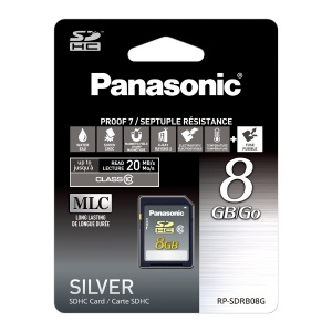 Panasonic Silver Series 8GB SD (SDHC) Card -