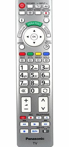 Panasonic Viera TV Remote Control N2QAYB000673, N2QAYB000504, Fits Many LCD Models