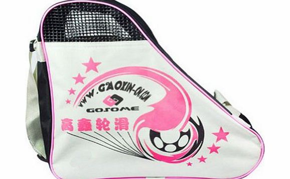 Panda Superstore Skate Carry Bag Skate Roller Bag Roller Derdy Tote Ice Skate Sack Pink, L