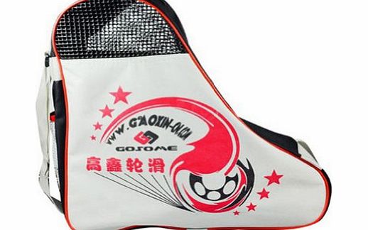 Panda Superstore Skate Carry Bag Skate Roller Bag Roller Derdy Tote Ice Skate Sack Red, L