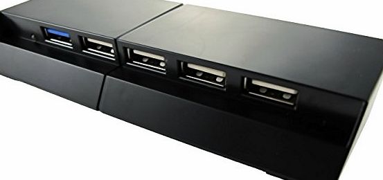 Pandaren 5 ports mini usb hub for PS4 including 1 usb 3.0 port amp; 4 usb 2.0 ports