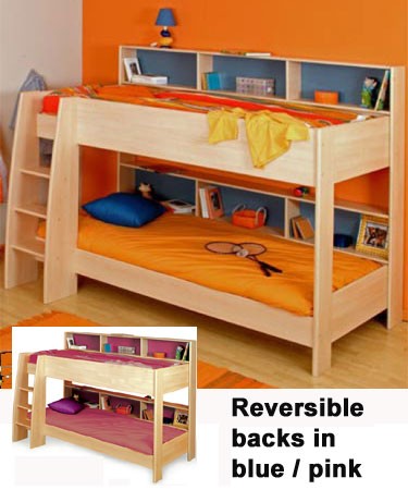 Bunk Bed with Shelves