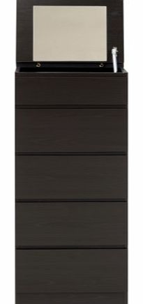 Parisot Home Tall 5 Drawer Chest in Wenge