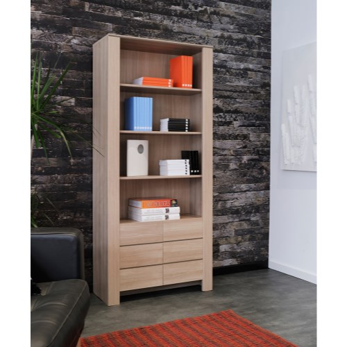 Parisot Meubles Parisot Nolita 2 Door Bookcase in Bruges Effect