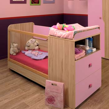 Trix Cot in Pink