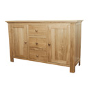 Park lane oak dresser base furniture