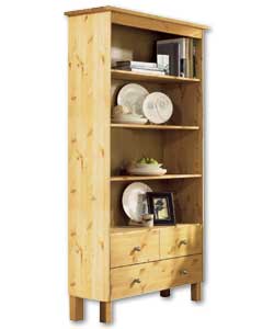 Lane Solid Wood 2 Drawer Bookcase