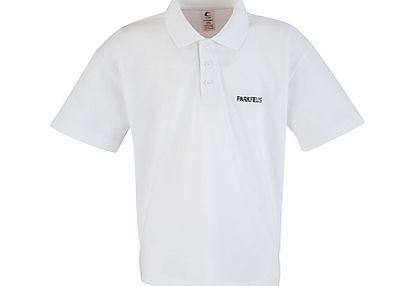 Parkfields Middle School Polo Shirt, White