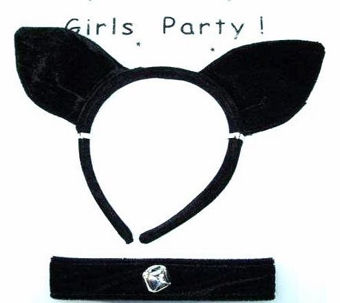 Party Bags 2 Go Cat Alice Band and collar - Girls Dress Up Kit - Girls toys Games