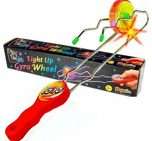 Party Bags 2 Go Light Up Gyro Wheel (Rail Twister)