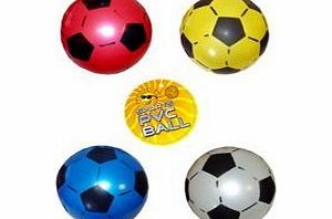 Party Bags 2 Go PVC Sports Football, 22.5 cms, uninflated, 4 supplied