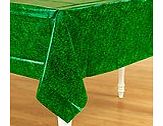 ``Grass Effect Party Tablecover, 54 X 102 , Plastic - suitable for 8 persons``