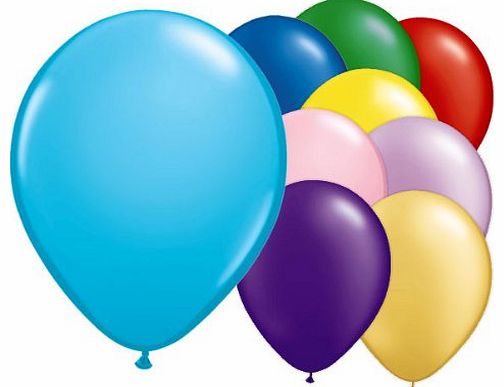 Partyrama 50 Assorted Colour 12 Inch Latex Balloons