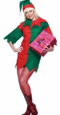 Elf Costume - Ladies Medium Size - Fancy Dress Costume
