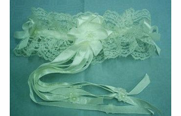 Ivory Bridal Garter