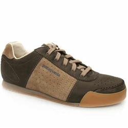 Patagonia Male Patagonia Bagley Leather Upper Fashion Trainers in Dark Brown