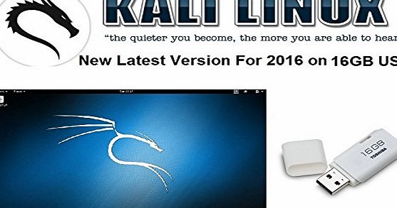 Patch-Up Kali Linux New Latest Version 2016 Ethical Hacking on 16GB USB: 64 amp; 32 Bit