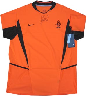 Patrick Kluivert signed Holland shirt