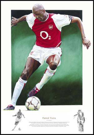 Viera and#8211; Limited edition print signed by Patrick Viera