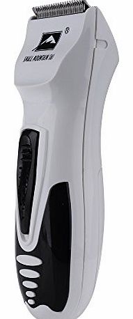 Electric Battery Operated Mens Shaver Razor Beard Mustache Removal Hair Clipper Trimmer White