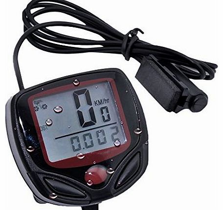 Patuoxun Waterproof LCD Digital Cycle Computer Bicycle Bike Meter Speedometer Odometer NR