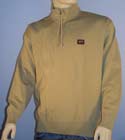 Paul & Shark Mens Biscuit High Neck 1/4 Zip Knitted Sweater