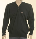 Paul & Shark Mens Navy V-Neck with Button Fastening Sweater