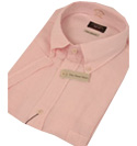 Mens Paul & Shark Pink Short Sleeve Linen Shirt