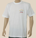 White Short Sleeve Cotton T-Shirt With Logo