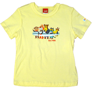 Paul Frank Childrens Small Paul Surfin Party/Kids Tee yellow