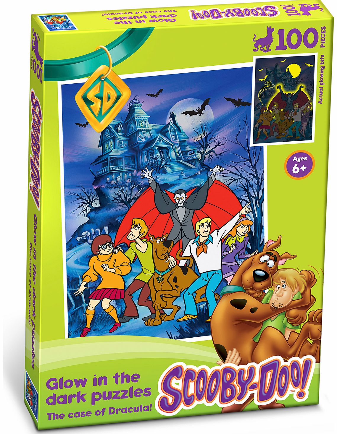 Scooby Doo Dracula 100 Piece Puzzle