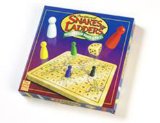 Paul Lamond Games Traditional Snakes & Ladders with Wooden Board & Pieces