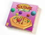 Paul Lamond Games Traditional Solitaire with Wooden Board & Pieces
