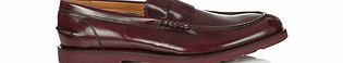 Paul Smith Cordovan burgundy leather loafers