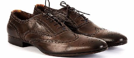 Paul Smith Miller Brown Dip Dye Wash Shoes