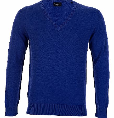 Paul Smith Pullover V-Neck Jumper Blue