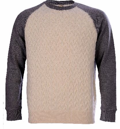 Paul Smith Red Ear Tessellation Cable Knit Sweater