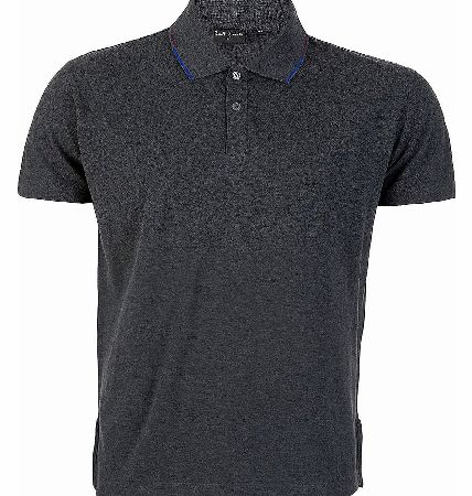 Paul Smith Slim Fit Grey Polo Shirt