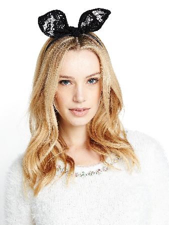 Pauls Boutique Lace Ears Pack Of Two Headbands